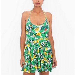 American Apparel Tropical Skater Dress